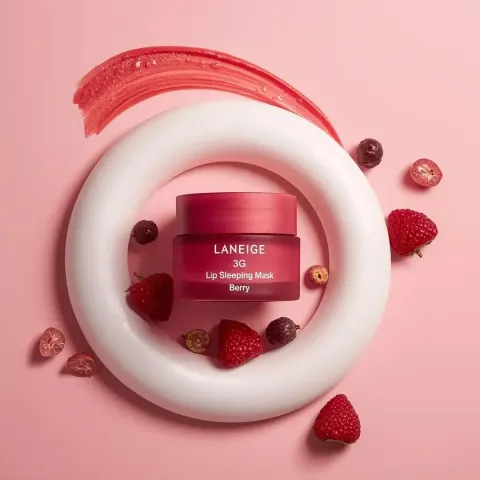 Laneige Lip Mask Berry Syrup Art