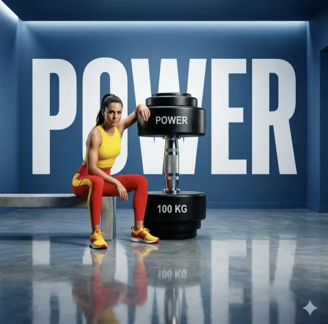 Powerful Woman Fitness Strength