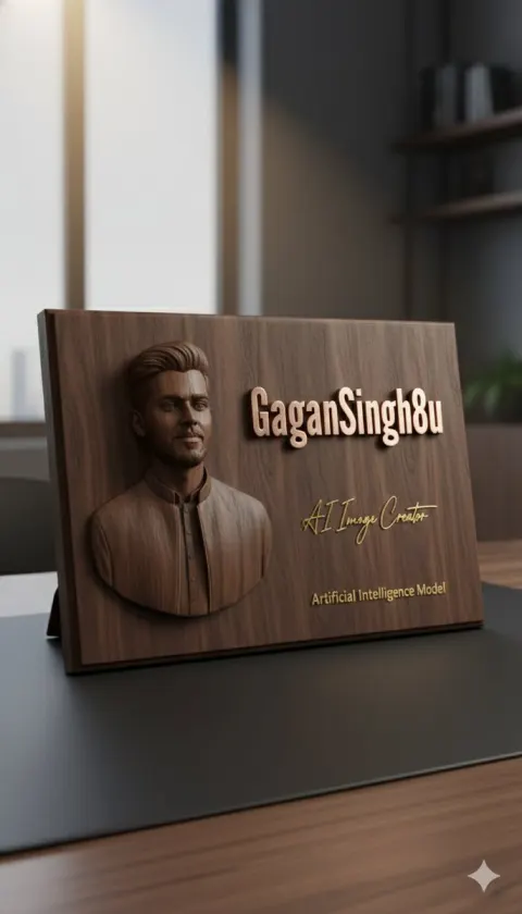 Premium 3D Embossed Executive Plaque