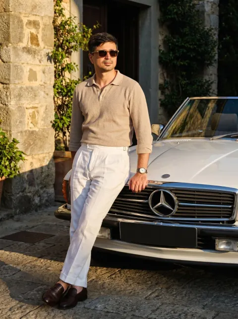 Vintage Mercedes Gentleman Afternoon