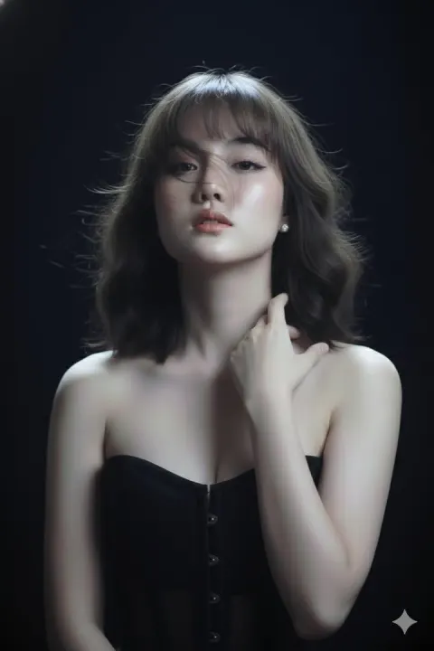 Ethereal Melancholic Portrait