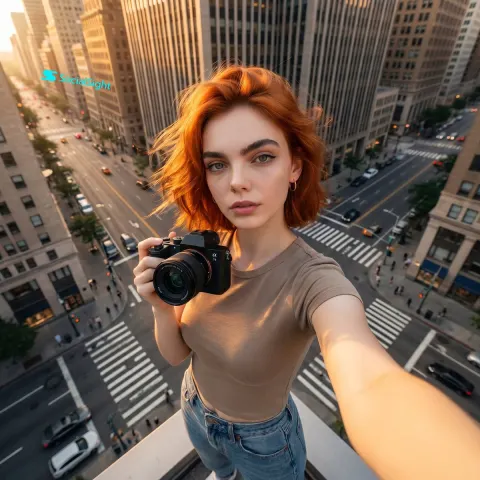 Giant Selfie Illusion