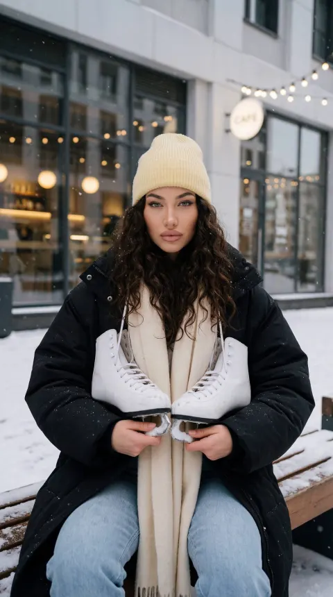 Winter Skates Portrait