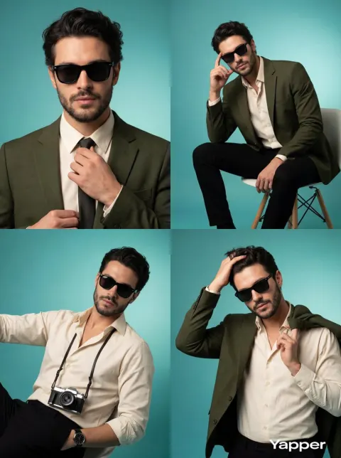 Studio Fashion Editorial Grid