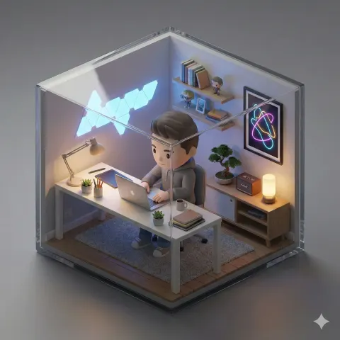 Chibi Miniature Isometric Room