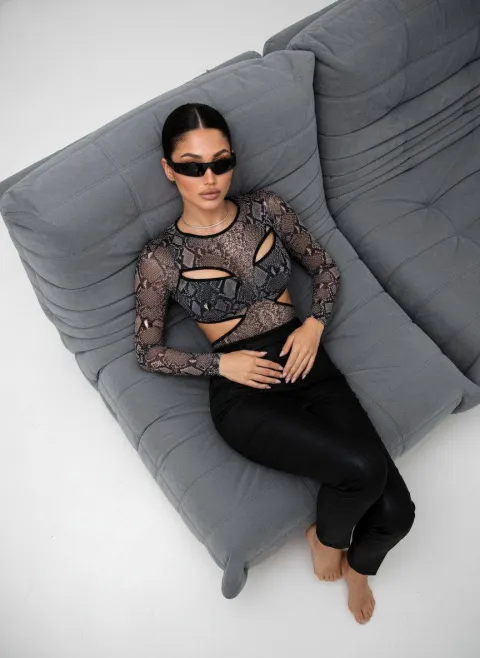 Cinematic Top Down Fashion Portrait