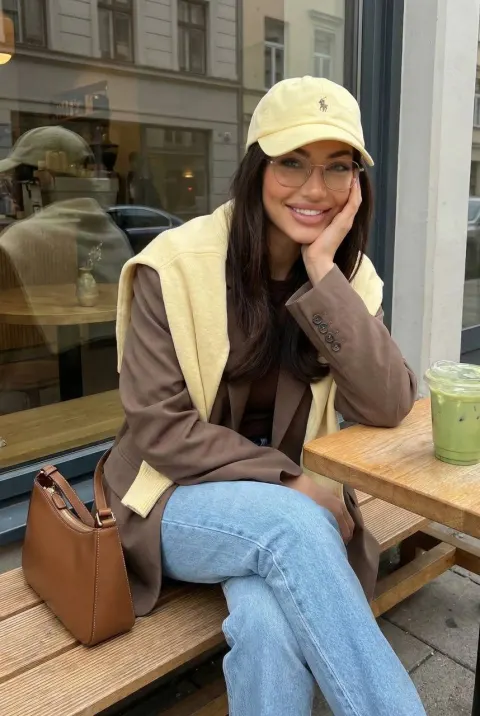 Cozy Café Lifestyle Portrait