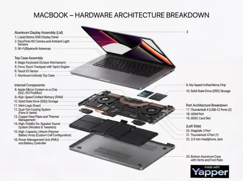 Product Teardown Technical Infographic