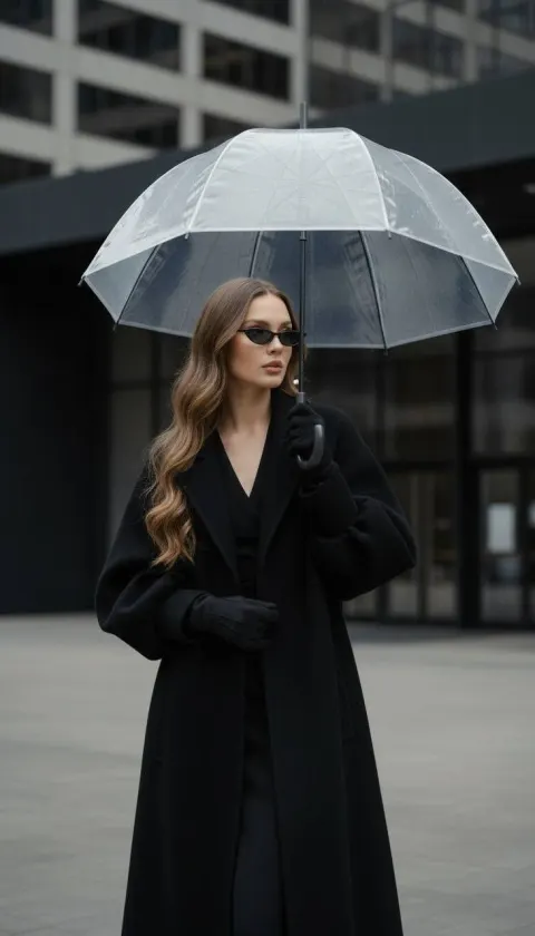 Cinematic Urban Elegance Portrait