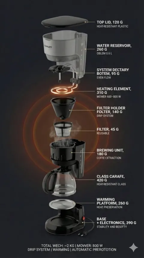 Coffee Machine Exploded View Reveal