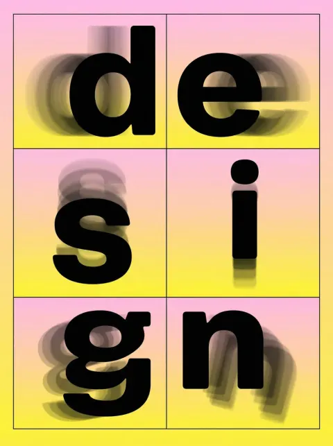 Bold Brutalist Typographic Poster