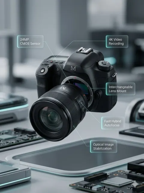 M DSLR Camera Premium Showcase