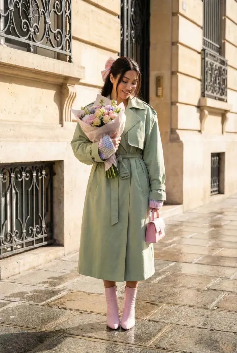 Romantic Street Fashion Portrait
