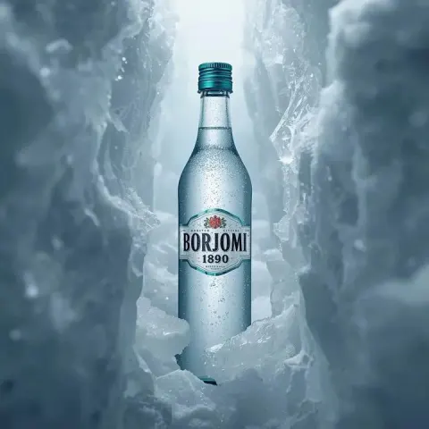 Icy Borjomi Premium Commercial Shot