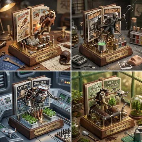 Steampunk Superhero Comic Escape