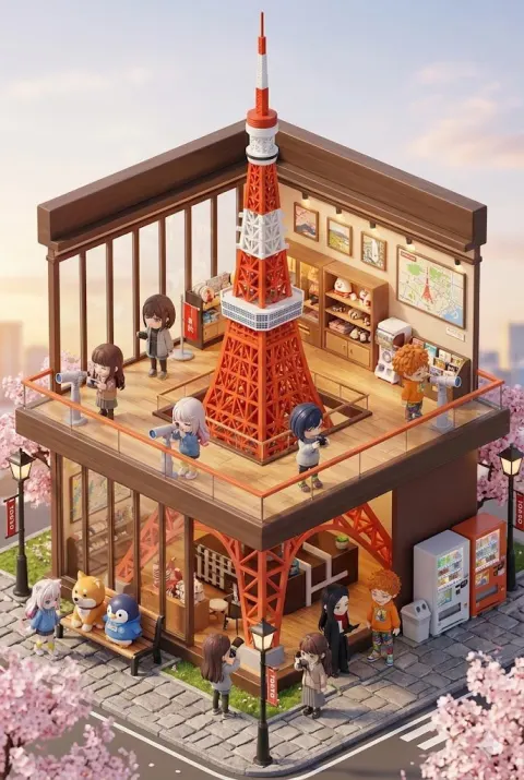 Mt Fuji Miniature Travel Concept
