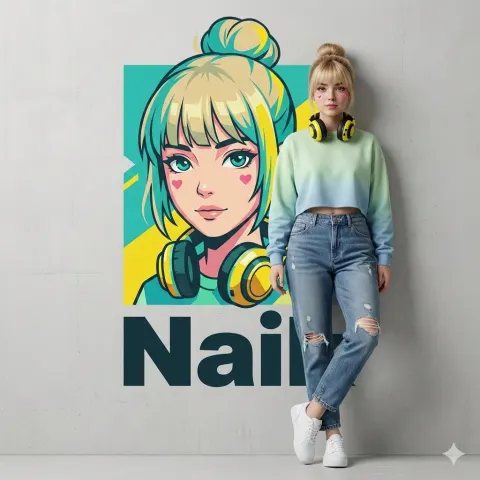 Hyper-realistic E-girl