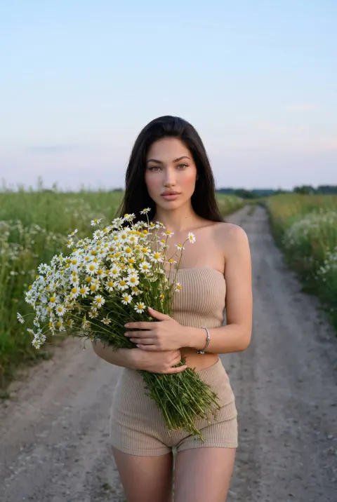 Daisy Girl Country Road