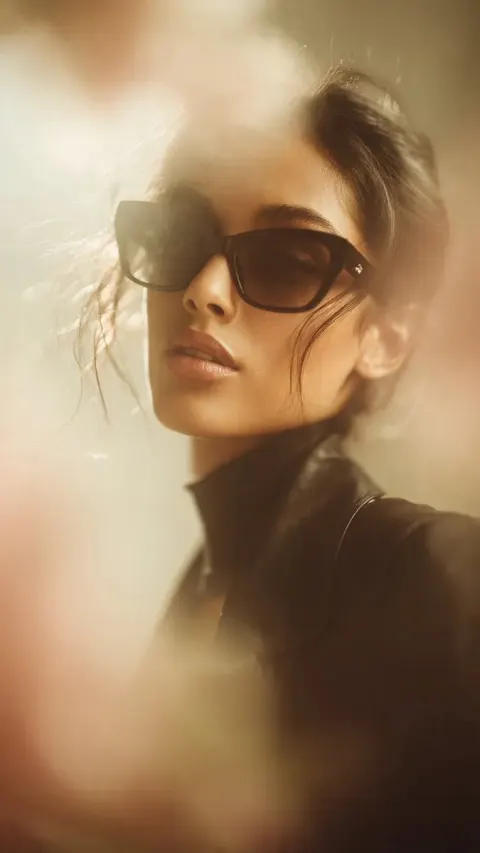 Cat-Eye Sunglasses Fashion Portrait