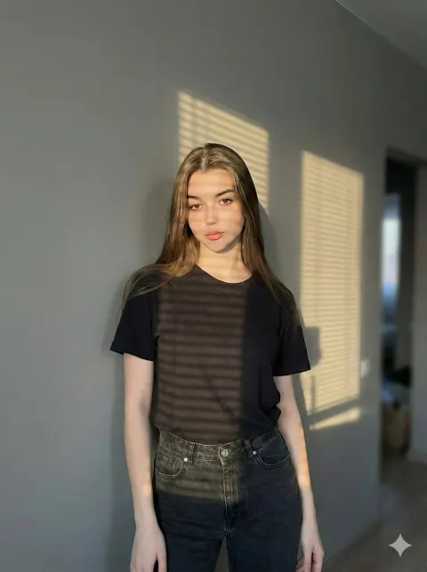 Golden Hour Window Portrait