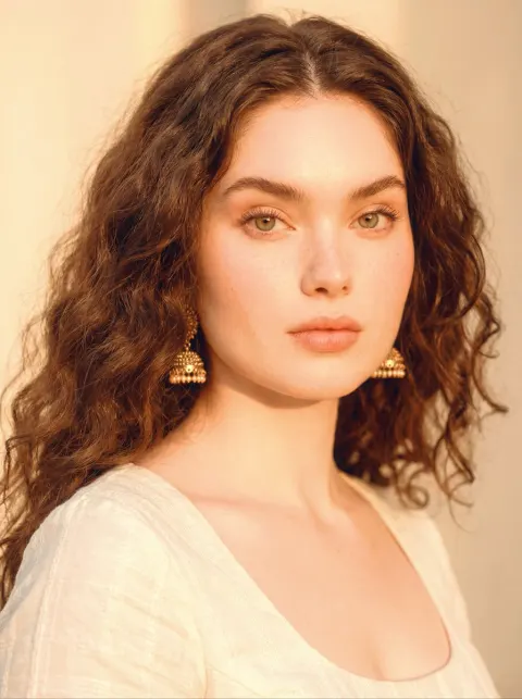 Dreamy Golden Hour Beauty Portrait