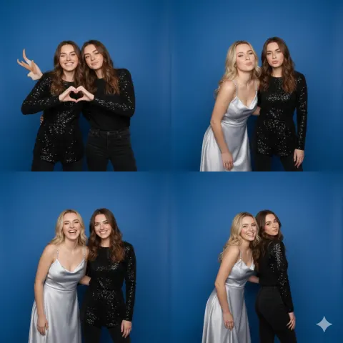 Duo Polaroid Studio Shoot