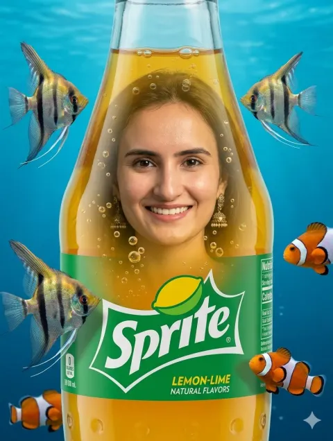 Magical Underwater Sprite Soda Ad