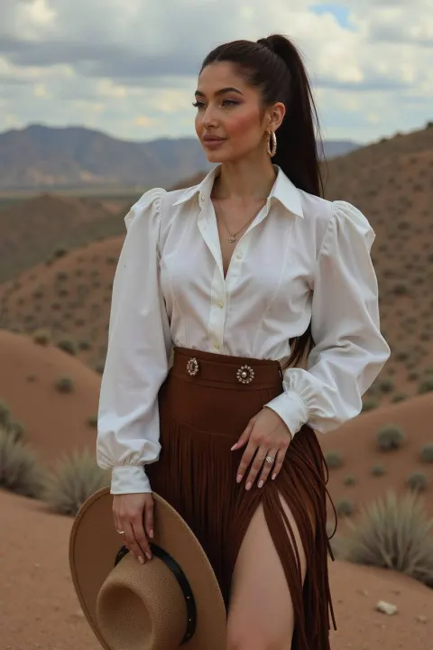 Western Cowgirl Fashion Editorial