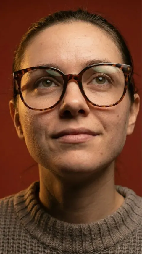 Hyper-Realistic Portrait with Glasses