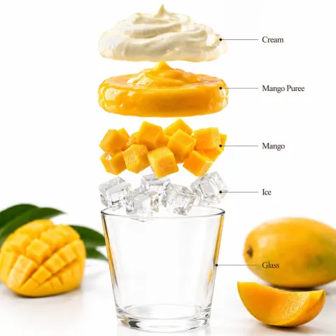 Mango Smoothie Exploded Infographic