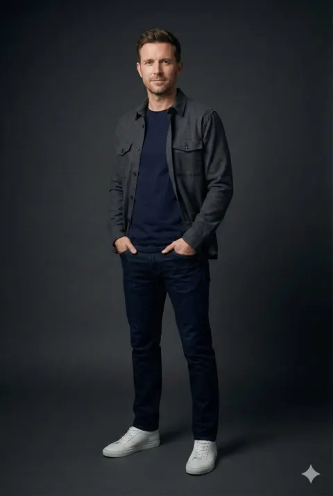 Effortless British Style Studio Portrait