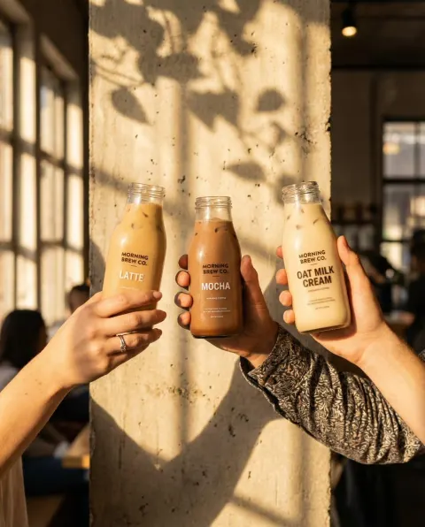 Vibrant Commercial Beverage Photography