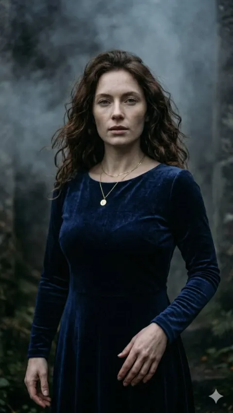 Misty Forest Velvet Portrait