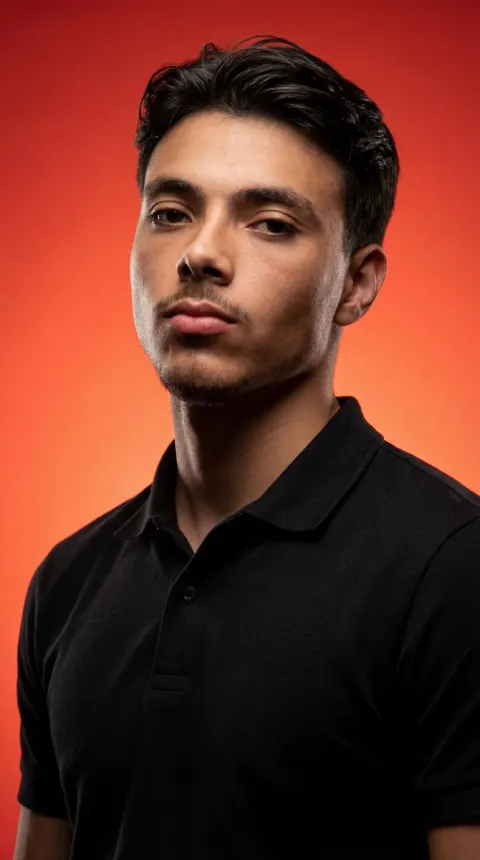 Hero Portrait in Black