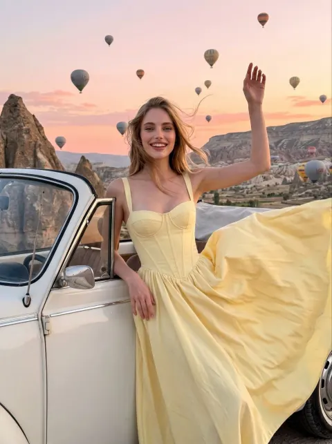 Cappadocia Sunset Travel Portrait