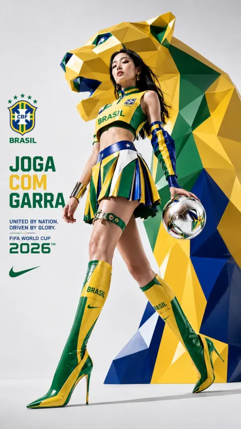 sports campaign poster of Brazil