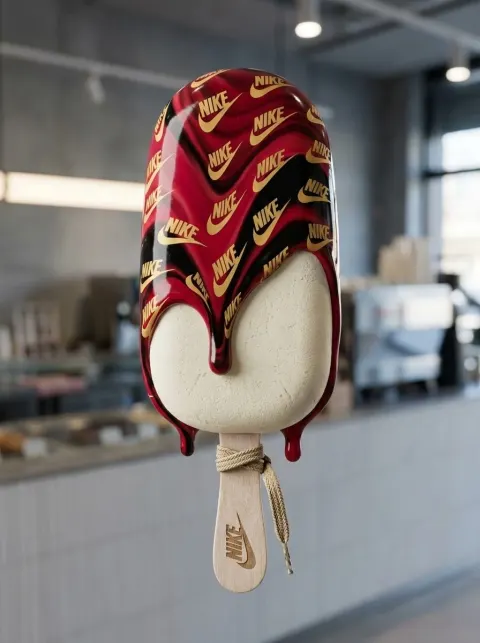 Brand ice cream of Nike