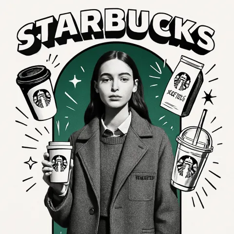 Product poster of starbucks