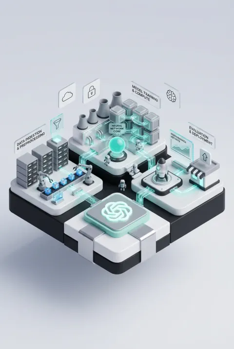 3d mini-ecosystem of openai model training
