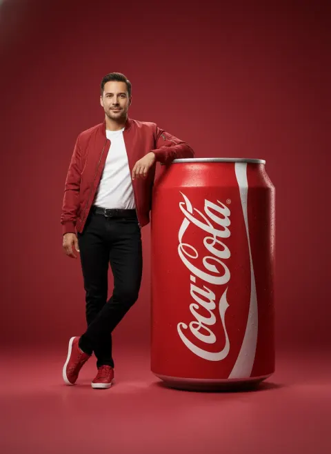 Branding poster of Coca Cola