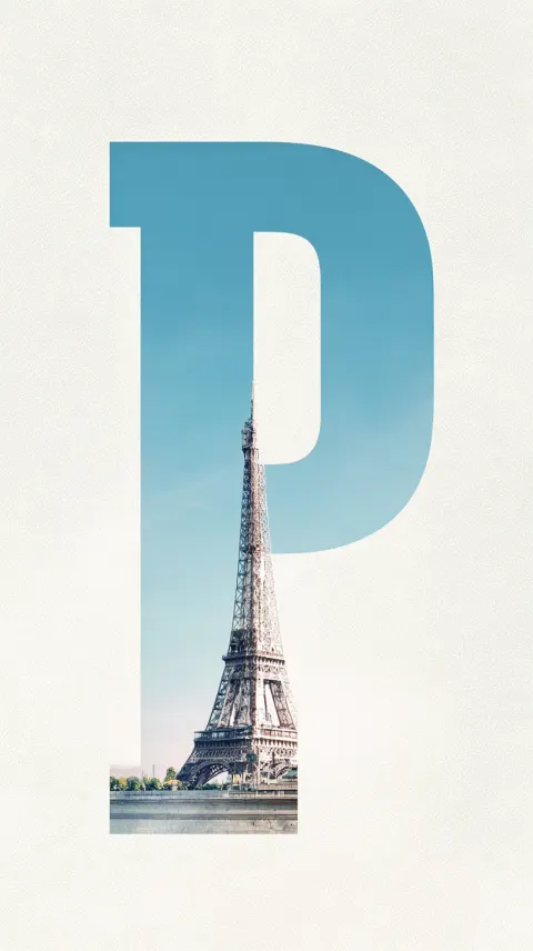 Cinematic minimalist poster of Letter & City