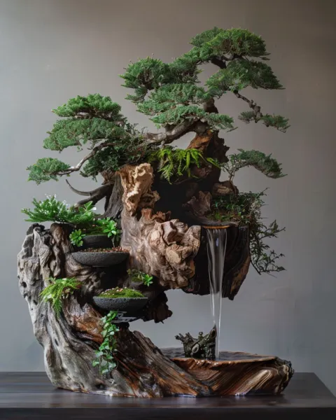 Bonsai Ikebana Arrangement in Bosozoku Style