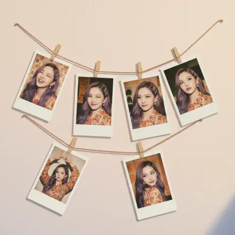 Polaroid vintage collage