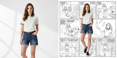 Photo-comic book remix