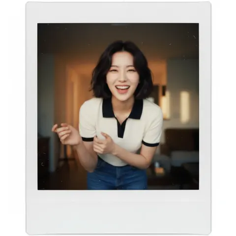 Polaroid photo style converter