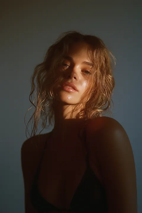 Chiaroscuro Lighting Studio bikini model