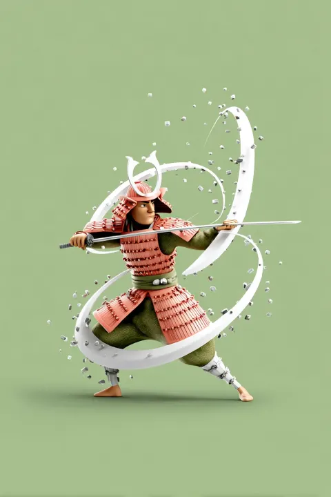 3D cartoon amural