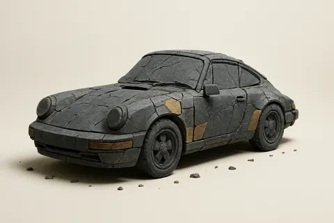 Stone porsche 911