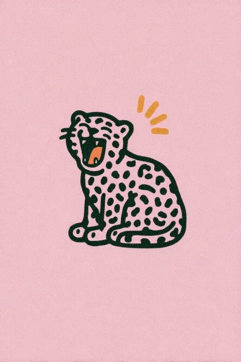 Simple illustration of cat