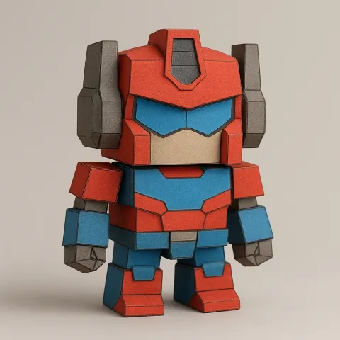 Paper toy of autobots